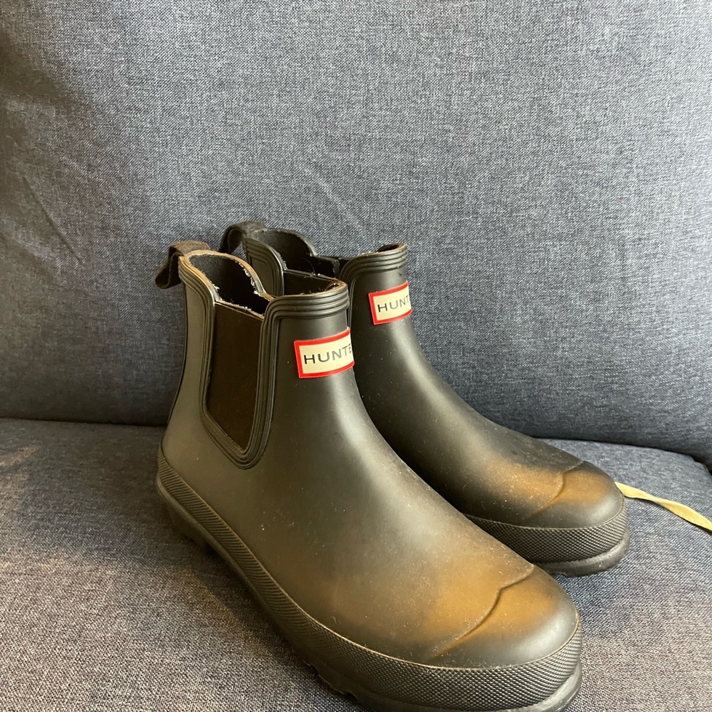 Hunter Black Rain Boots